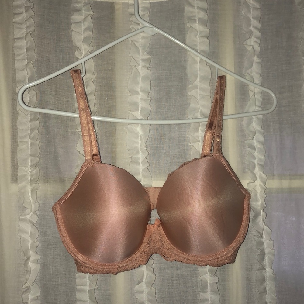 Light pink Lined Demi Bra